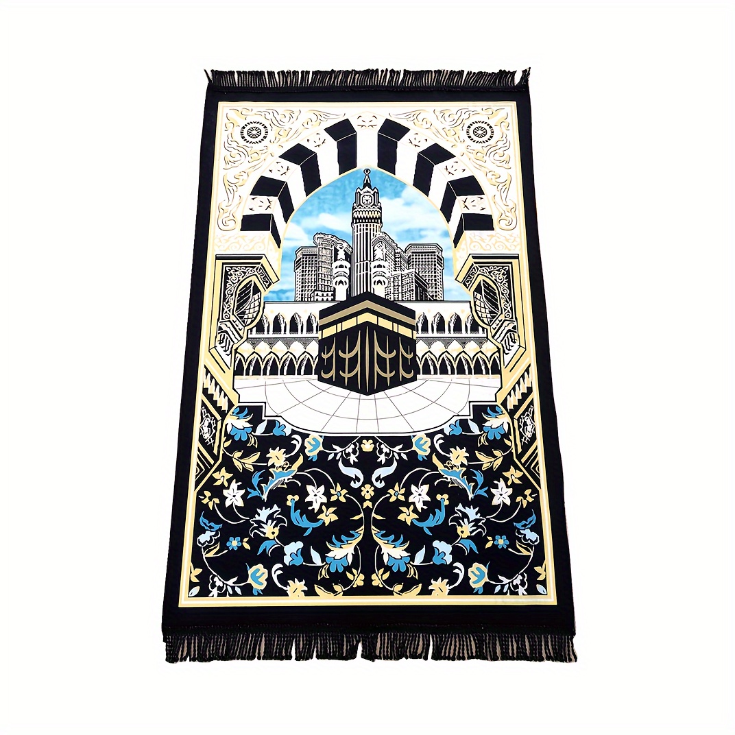 1pc Tapis De Prière Musulman, Tapis De Prière De Voyage Musulman