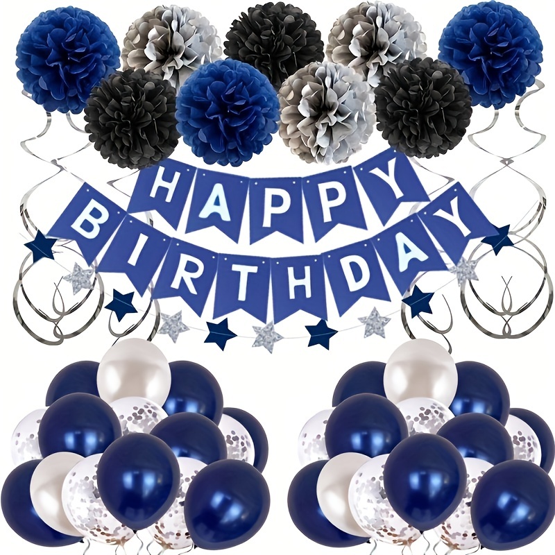 Birthday Party Decoration Birthday Merry Balloon All Over - Temu