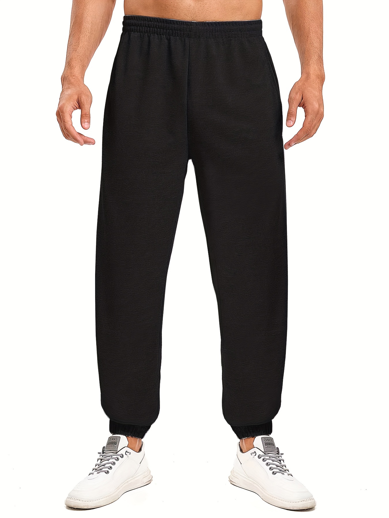 Solid Loose Basic Jogger Sweatpants, Versatile Comfy Pants For Fall &  Winter, Women's Clothing
