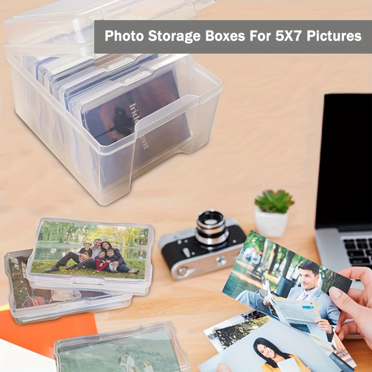 Photo Storage Box Photo Storage Boxes 5x7 Pictures Photo - Temu