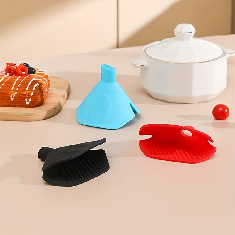 1pc Silicone Anti-scalding Clip, High Temperature Baking Oven Hand Clip,  Oven Mitt,Kitchen Microwave Oven Insulation Mitt