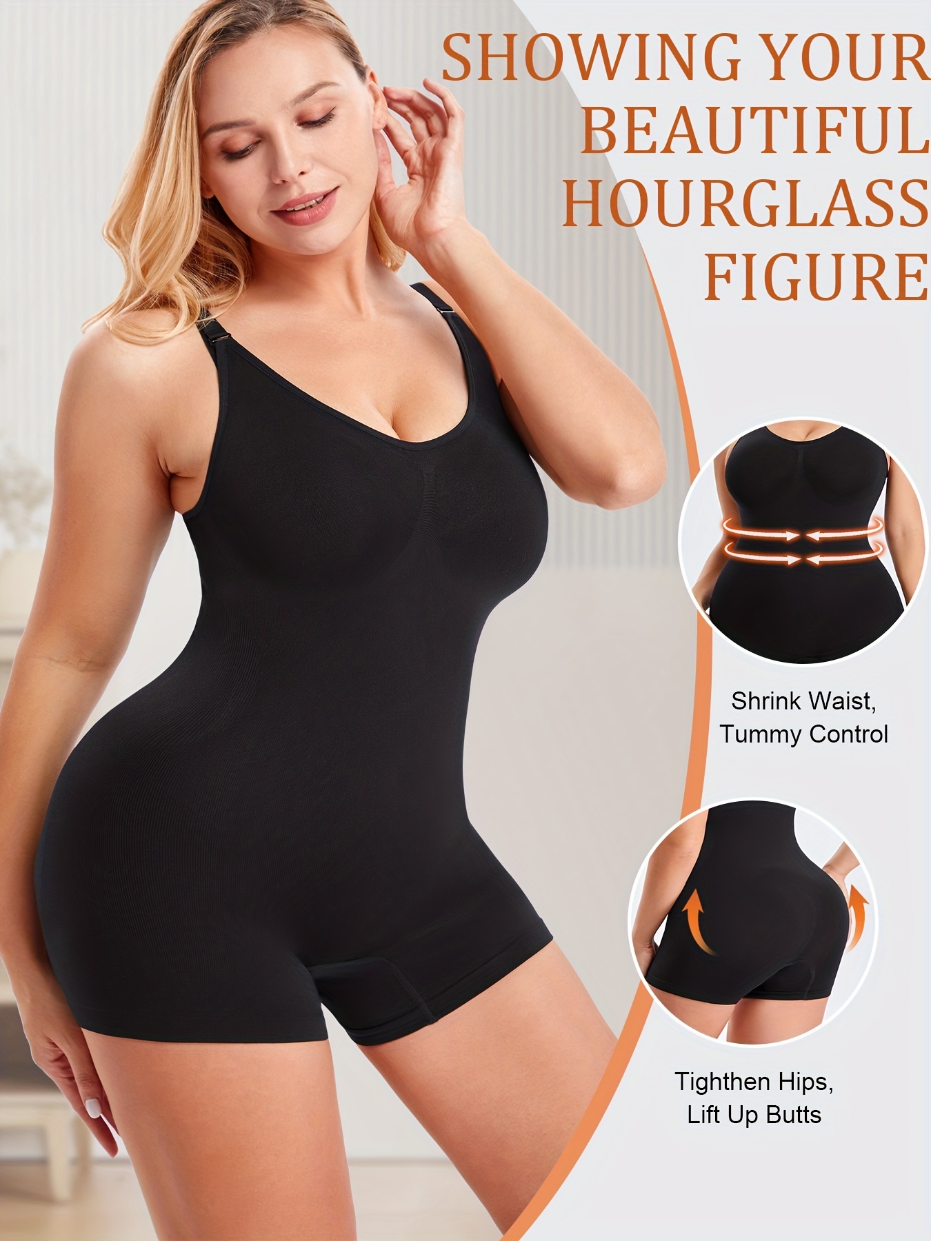Women Seamless Bodysuit Shapewear Slimming Tummy Control Full Body Shape  Corset