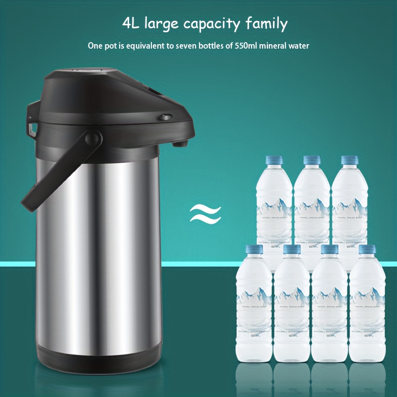 Thermos Pot Domestic Hot Water Pot Thermos Pot Boiling Water Large Capacity  Portable Thermos Bottle With Glass Liner In Student
