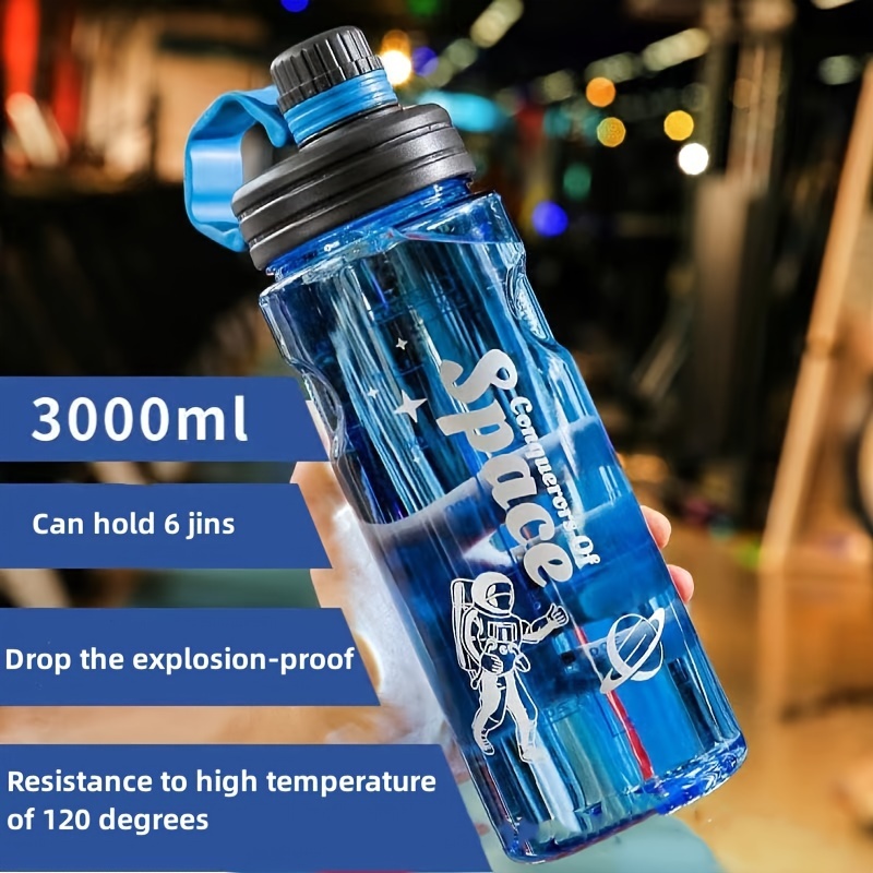 1pc 1100ml Large Capacity Plastic Water Bottle For Men, Portable Outdoor  Sports & Fitness Kettle, Big Space Cup