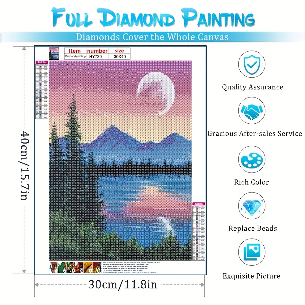 Adult Diamond Art Painting Kit-5D Colorful Starry Sky Diamond Dot  Painting-Full Diamond Round Gemstone Decoration-Suitable for exquisite  decoration of