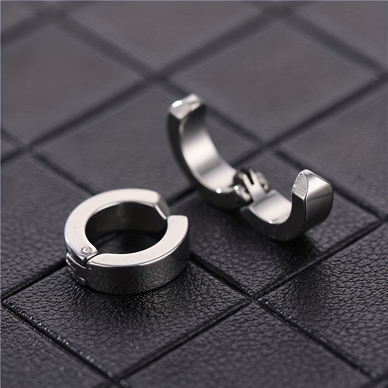 Simple Hoop Ear Bone Clip Men Non Piercing Ear Jewelry - Temu