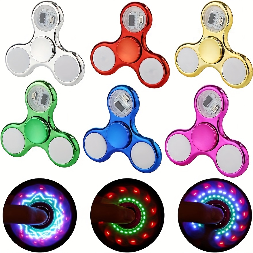 Spinner De Mano Colorido EDC Fidget Spinner Rainbow Spiner - Temu Chile