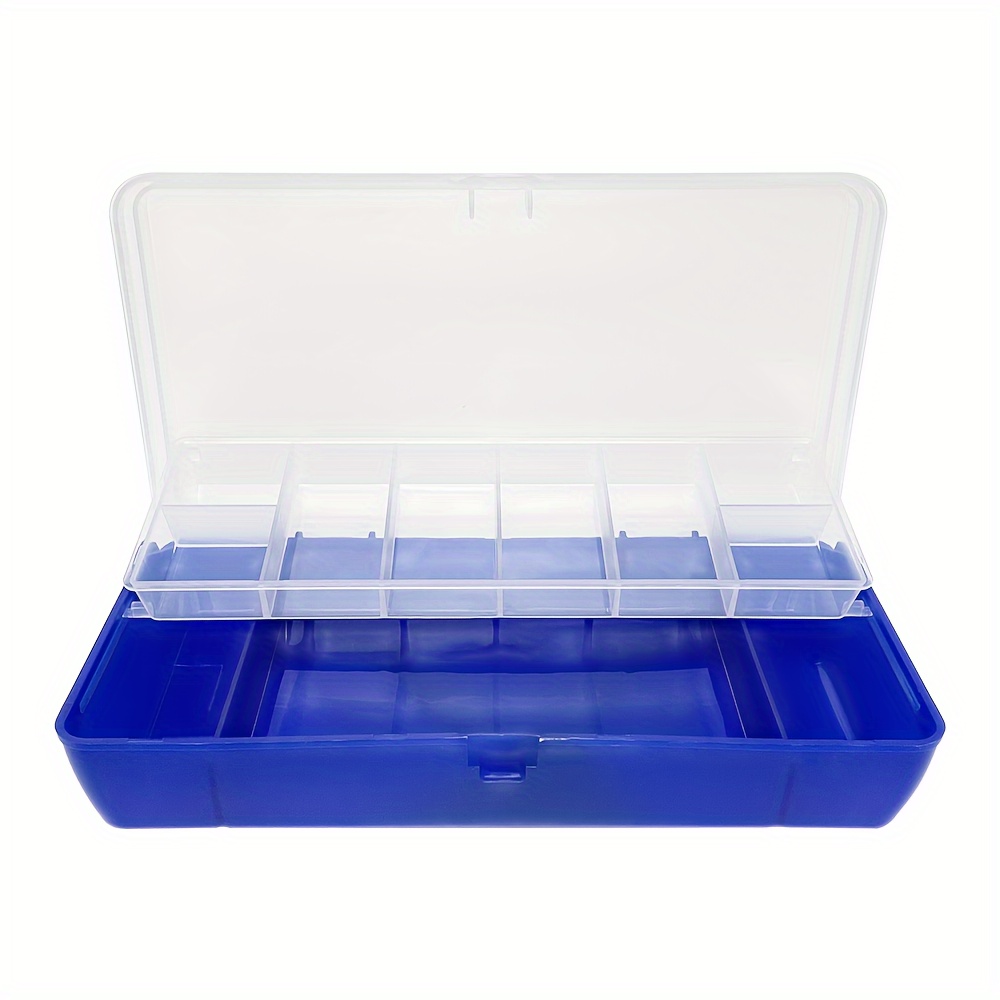 Fishing Tackle Box Plastic Storage Box 1/2 layer - Temu