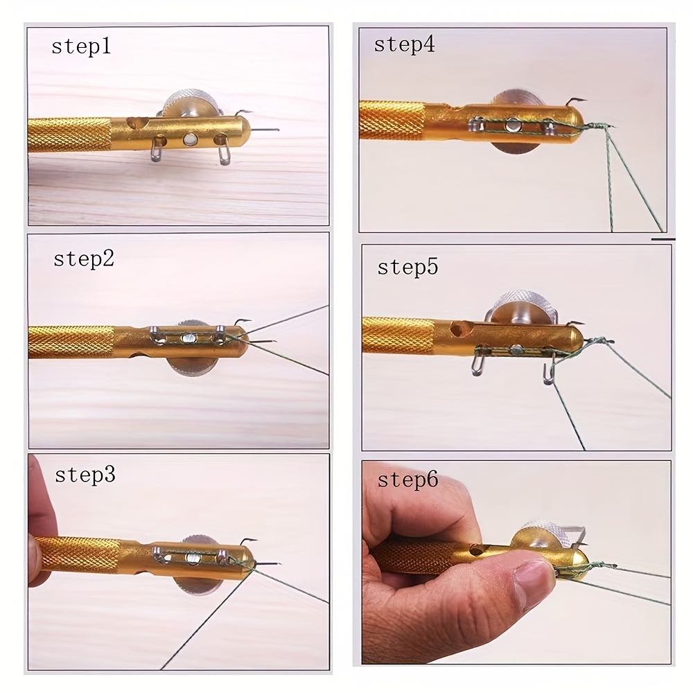 Portable Manual Hook Tying Tool Dual purpose Fishing Line - Temu United  Kingdom