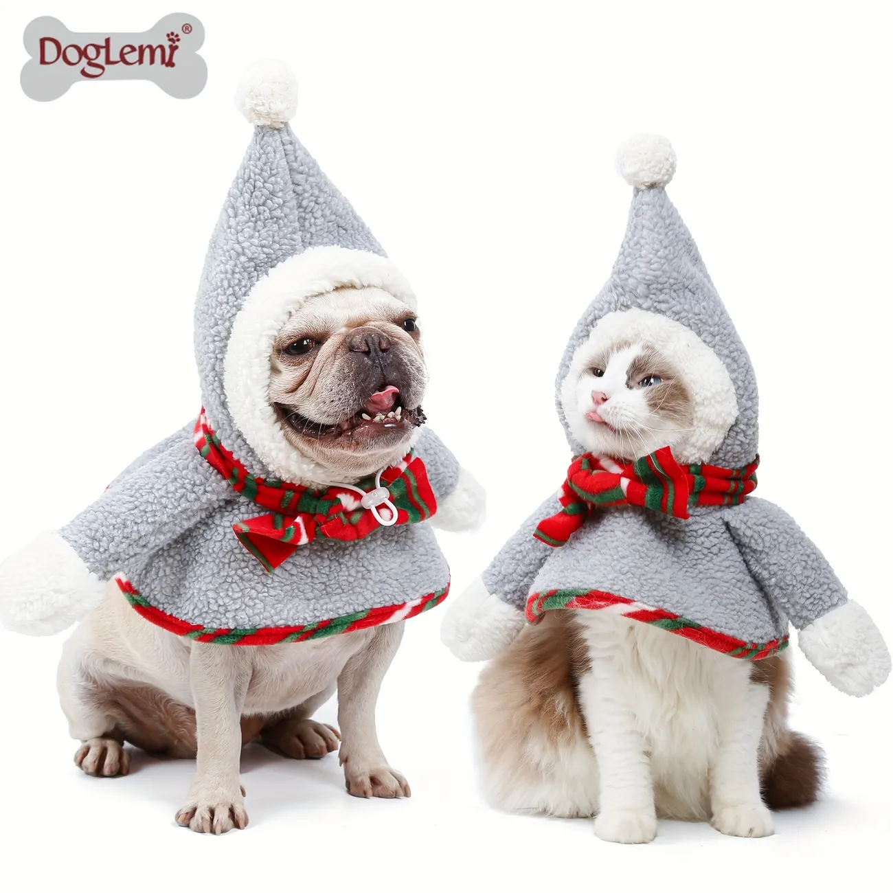 DogLemi Pet Dog Sweater, Cat Small Dog Coat, Puppy Kitten Coat