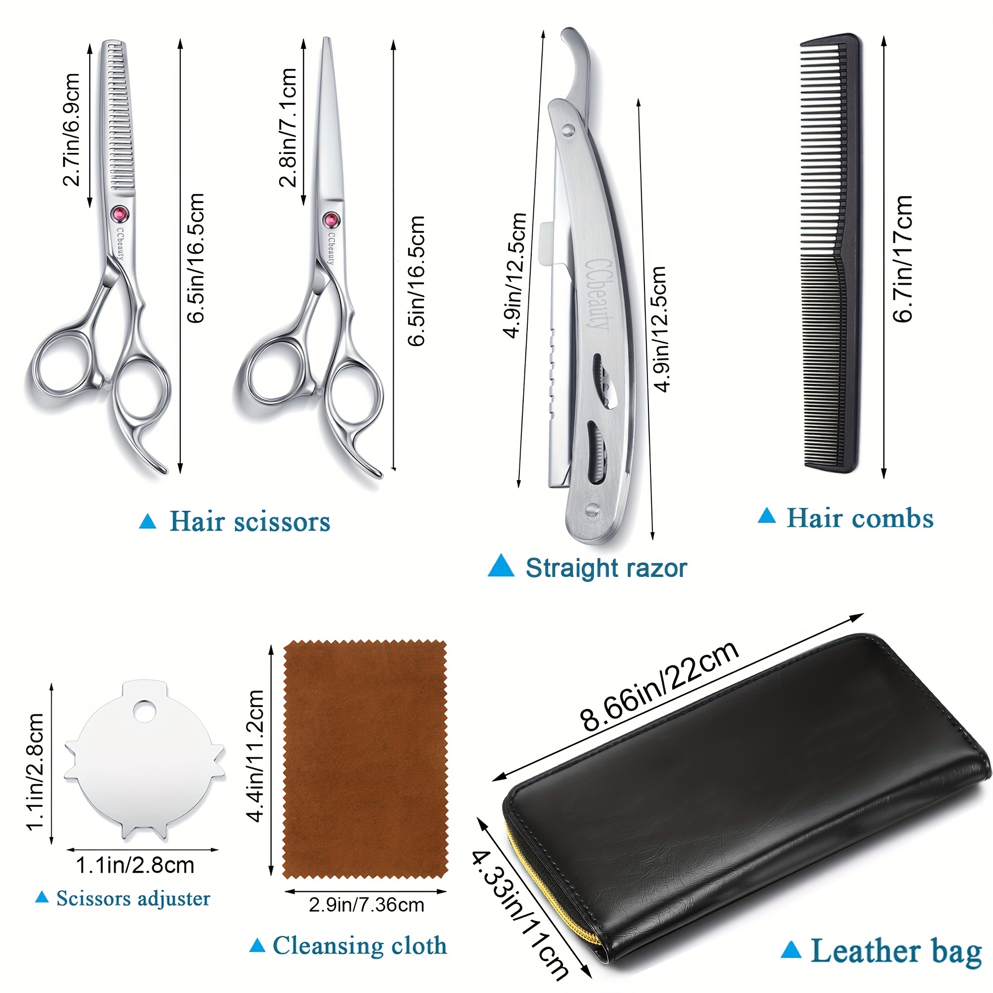 Hair Cutting Scissors/Shears, Professional Hair Shears - 6.7