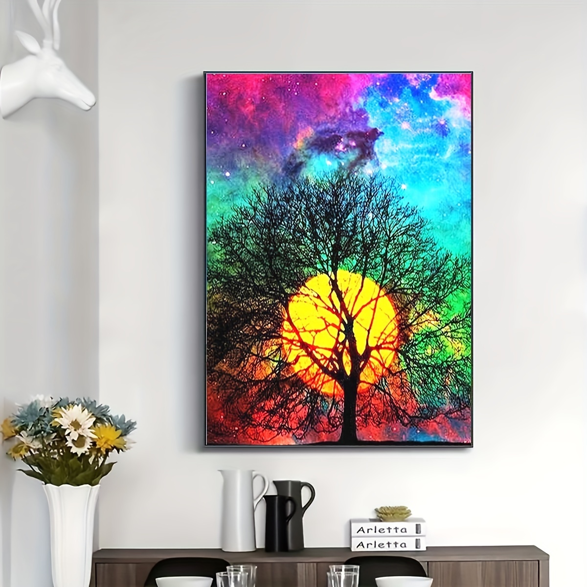 Natural Life Tree Diamond Painting Kit For Adults 5d Diy - Temu