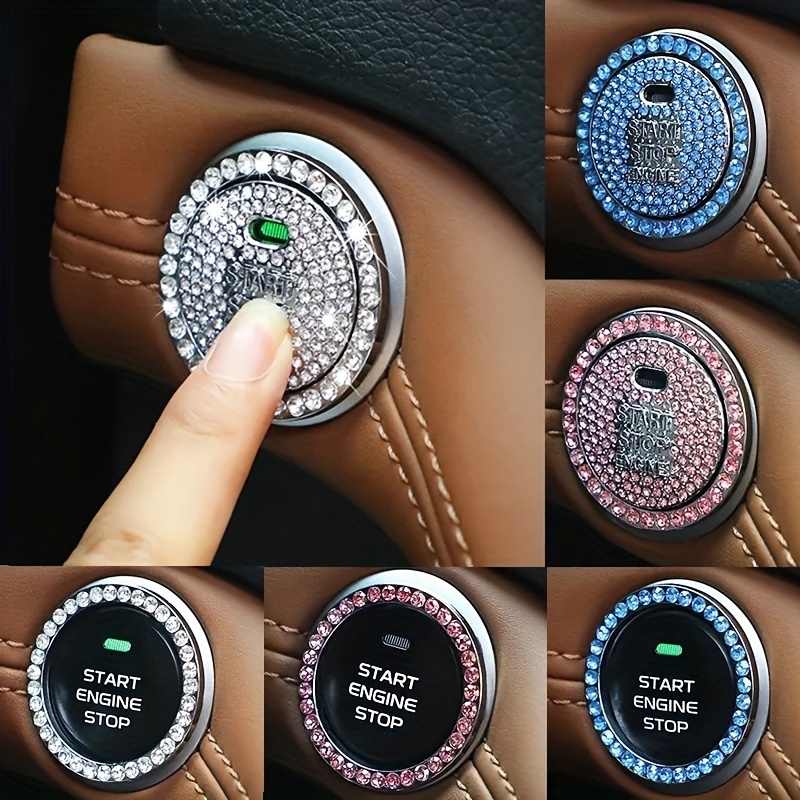 Car One-click Start Button cover Decorative Protective Cover For