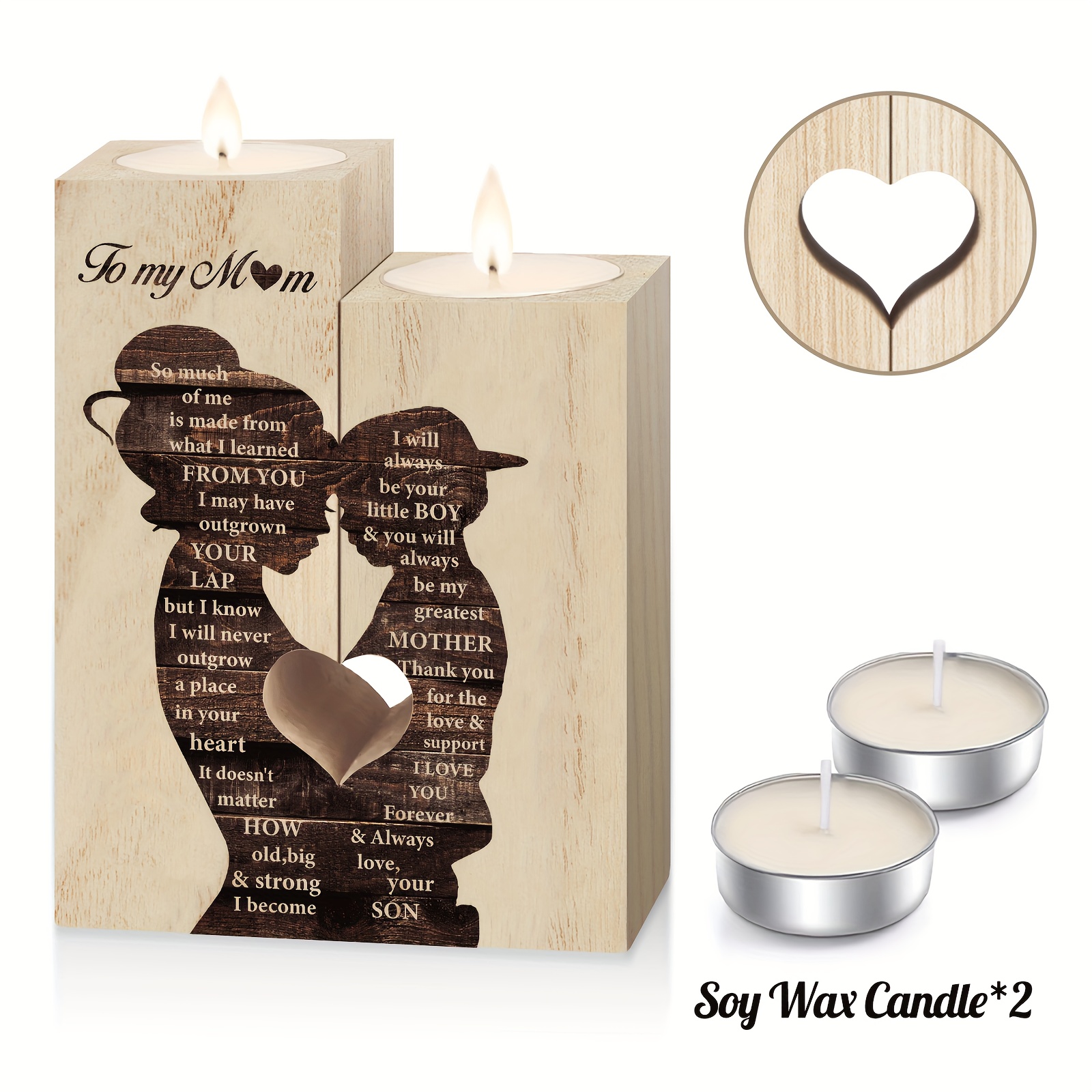 Tealight Heart-Shaped Candle Holder