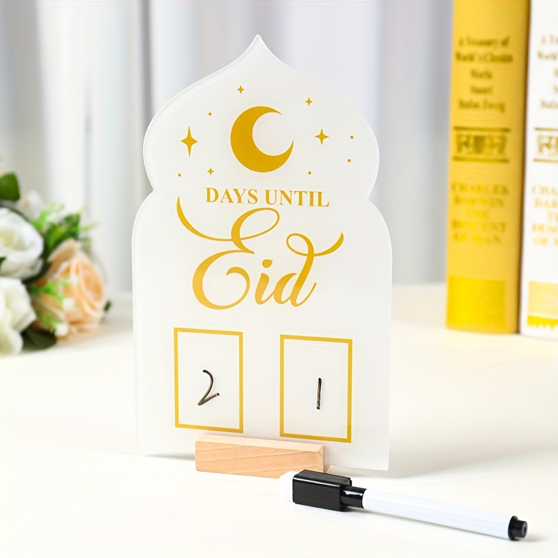 1pc Calendario Conto Rovescia Ramadan Eid fitr Decorazione - Temu  Switzerland