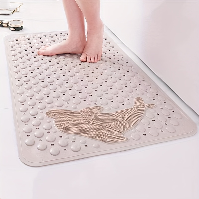 1pc Bathroom Non-slip Mat, Shower Room Bath Floor Mat, Waterproof Floor  Mat, Bathroom Accessories