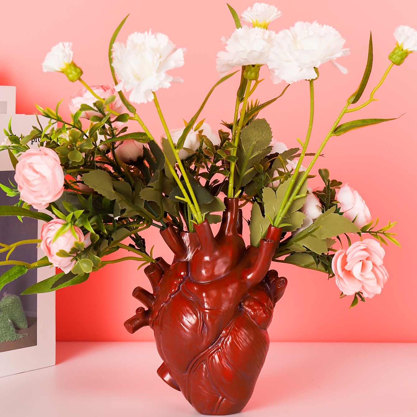 Vase In Shape Human Heart Home Decoration Desktop Art Craft - Temu