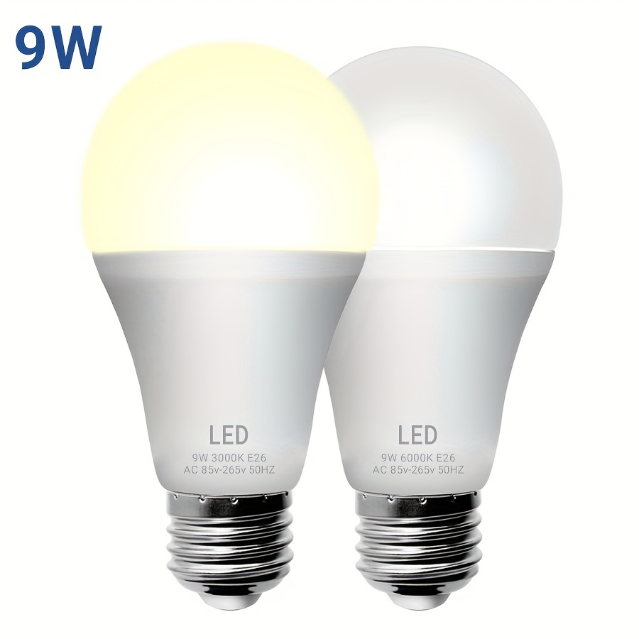 Bombilla LED para iluminación del hogar y la Oficina, luz sin luz  estroboscópica, de 1 a 10 piezas, A60/G45, AC220V, 3W-24W, E27, B22,  3000k/4000k/6000k