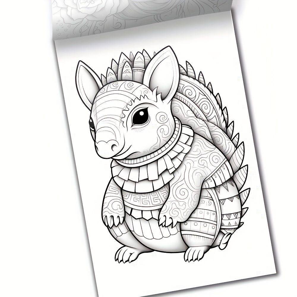 Cute Animal Coloring Book for Adults: Coloring Pages Christmas