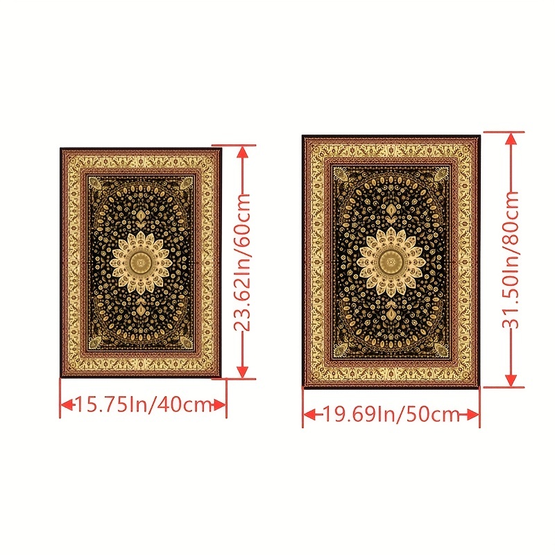 Welcome Door Mat Non slip Persian Style Front Door Outdoor - Temu