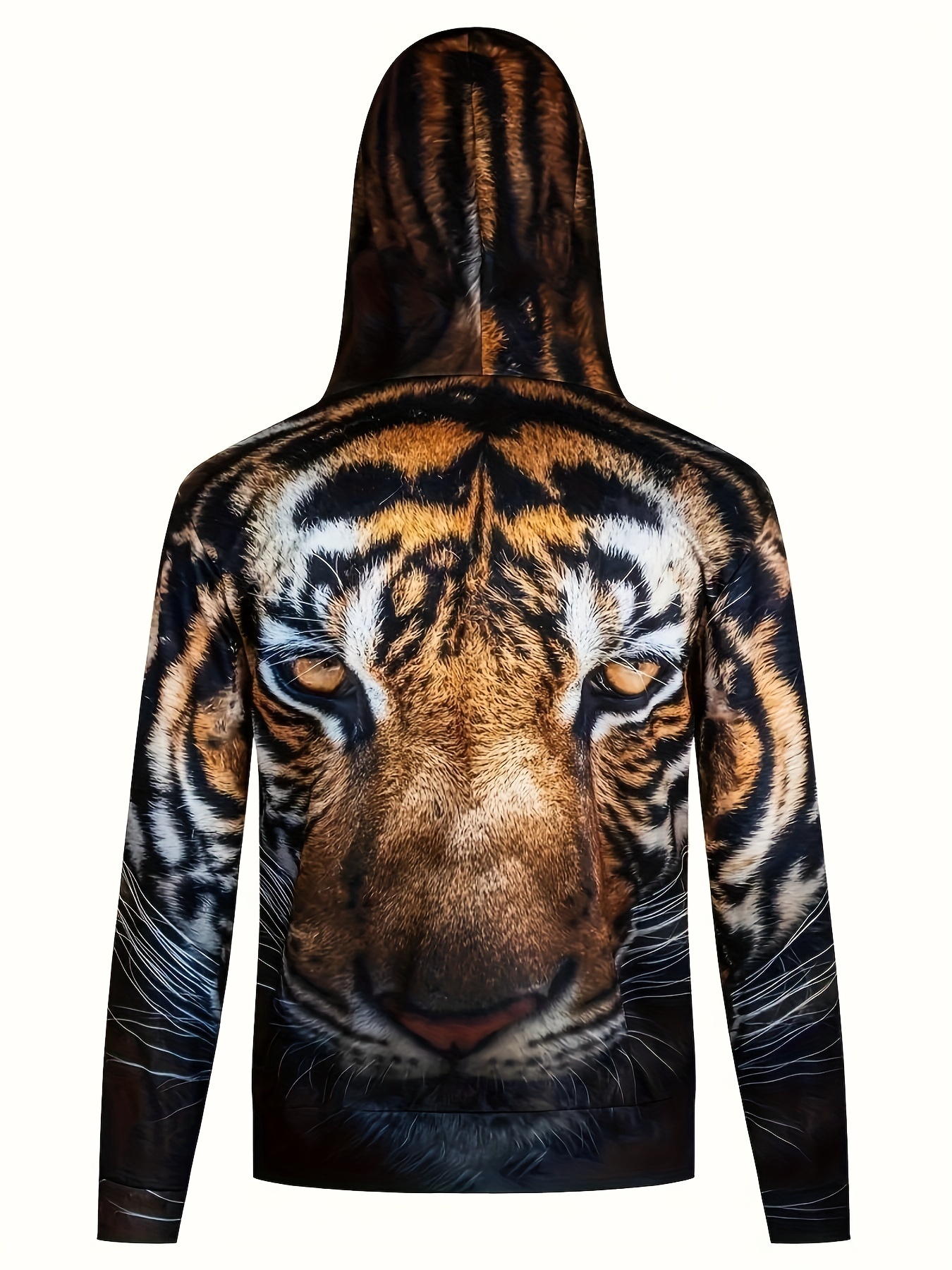 Men tiger 2025 print hoodie