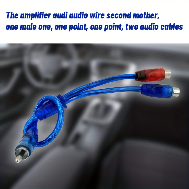 Car Audio Subwoofer Cable Set, Car Amplifier Modified High-power Power  Cord, Flat Copper-clad Aluminum5-meter Cable Set