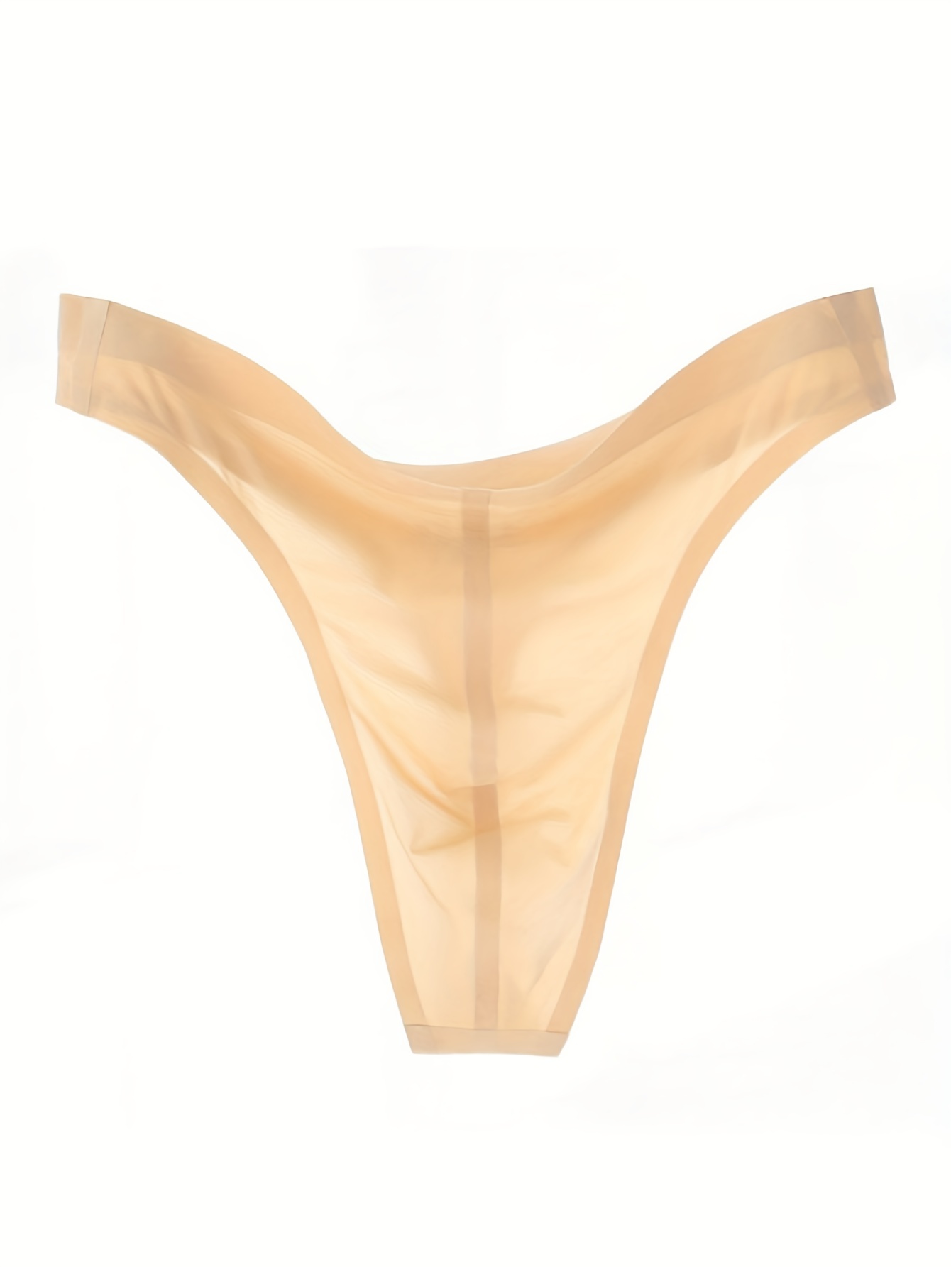 Sexy Low Rise Panties Summer Ice Silk Women's Traceless Thong