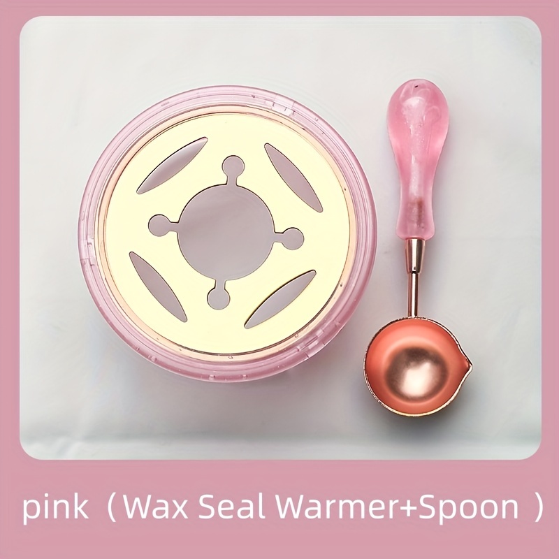 Fire Wax Furnace Pot Warmer Melts Electric Heater Wax Beads Melting Seal  Furnace Spoon Set for Wax Seal Stamp 