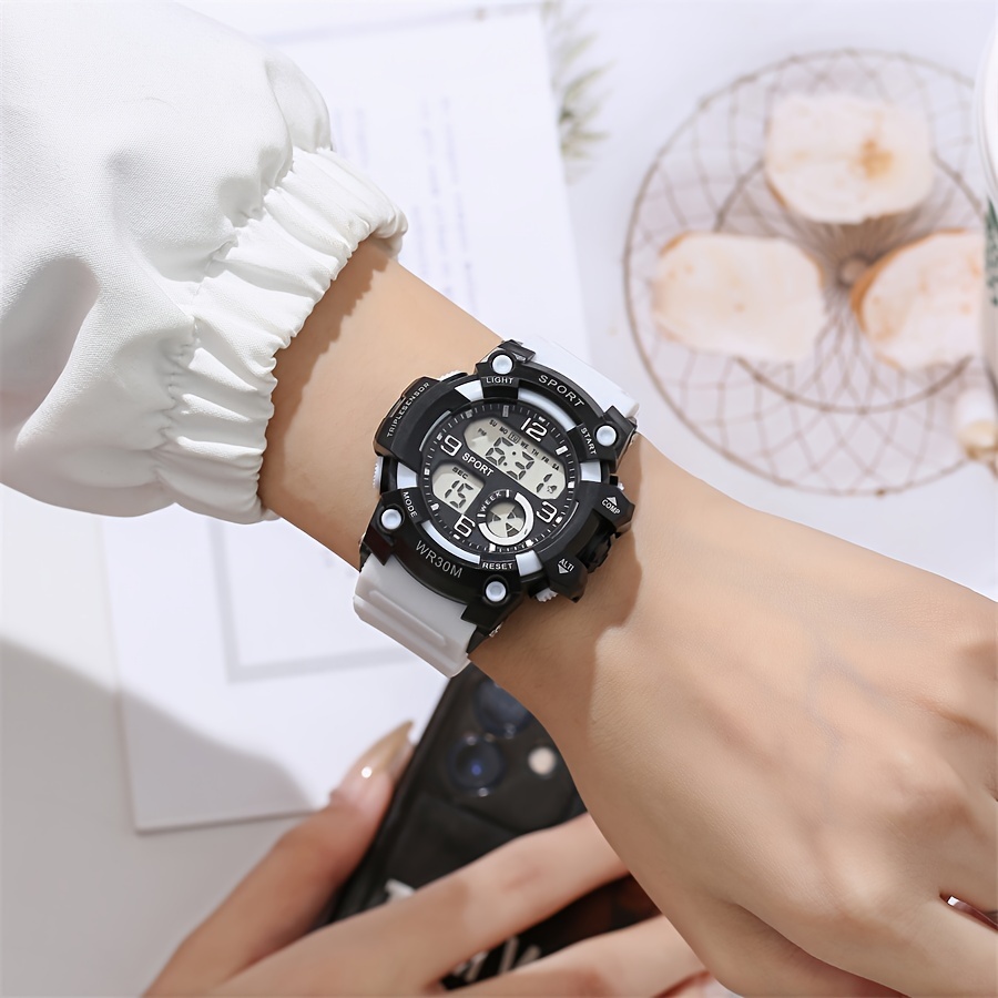 Reloj digital impermeable de marca de lujo para hombre, relojes deportivos  militares de moda, casual, vestido de natación para estudiantes, relojes de
