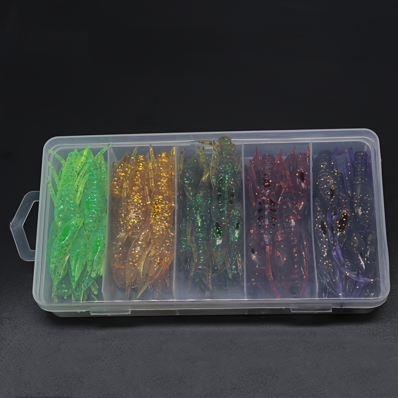 7.5cm Artificial Shrimp Soft Bait 2.95inch Five Colored - Temu