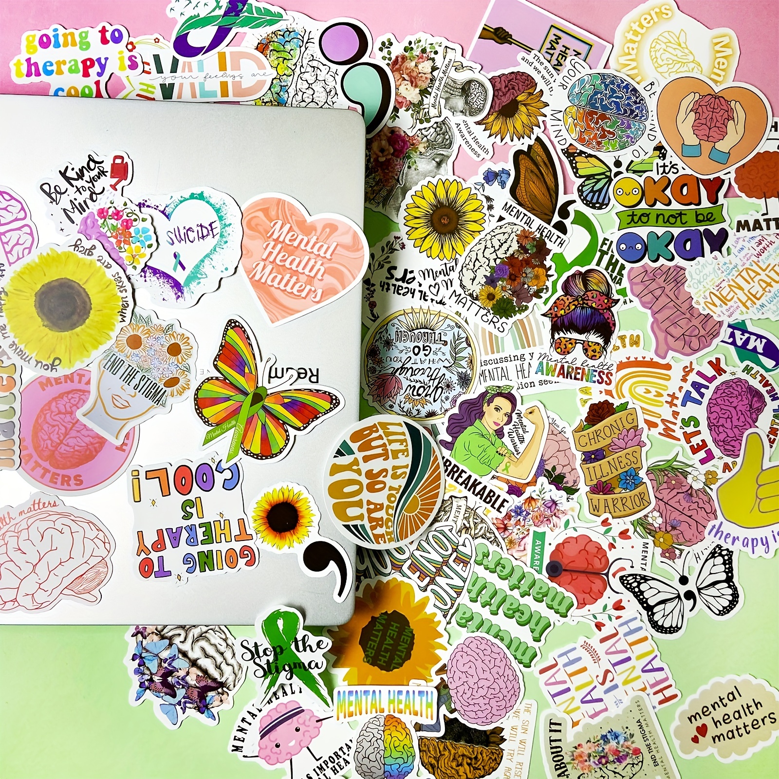 Mental Health Awareness Stickers 100PCS Mental Health Gift for Adult Kids  Teen Positive Stickers Psychology Therapy Stickers - AliExpress