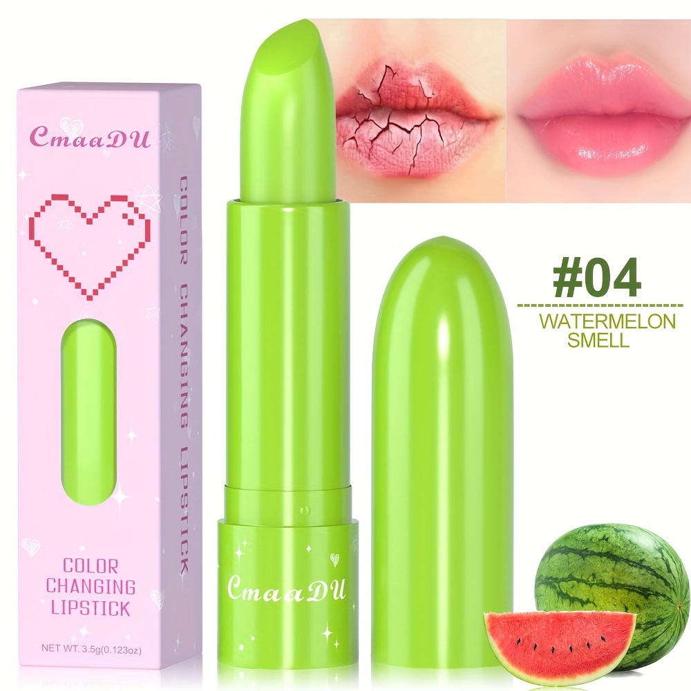 6-Color Long-Lasting Fruit-Flavored Lipstick with Moisturizing Benefits
