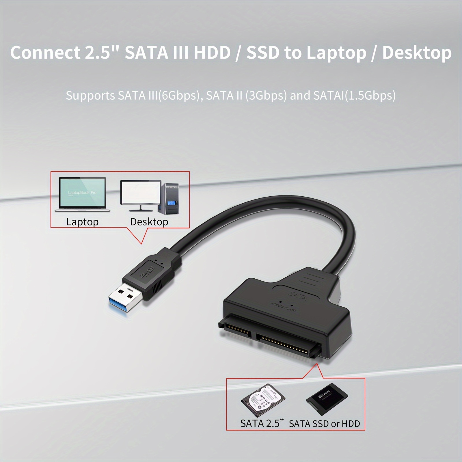 Cable Sata Para Discos Duros Ssd Laptops Y Pcs 40cm - Promart