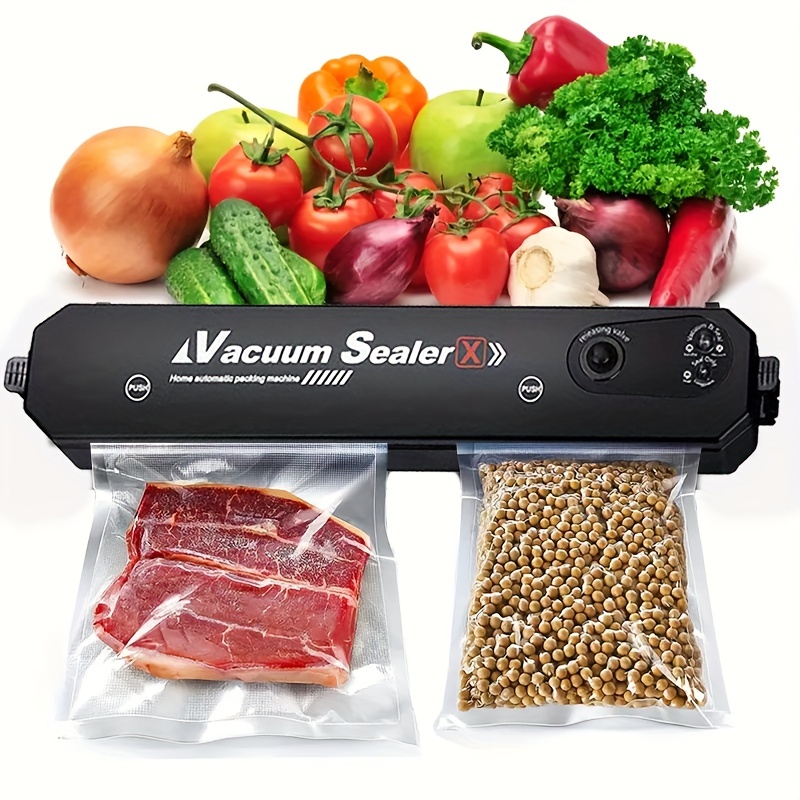 Vacuum Sealer, Food Vacuum Sealer Machine, Automatic Food Vacuum Sealer For  Food Preservation Air Sealing Packing System, For Sous-Vide And Food