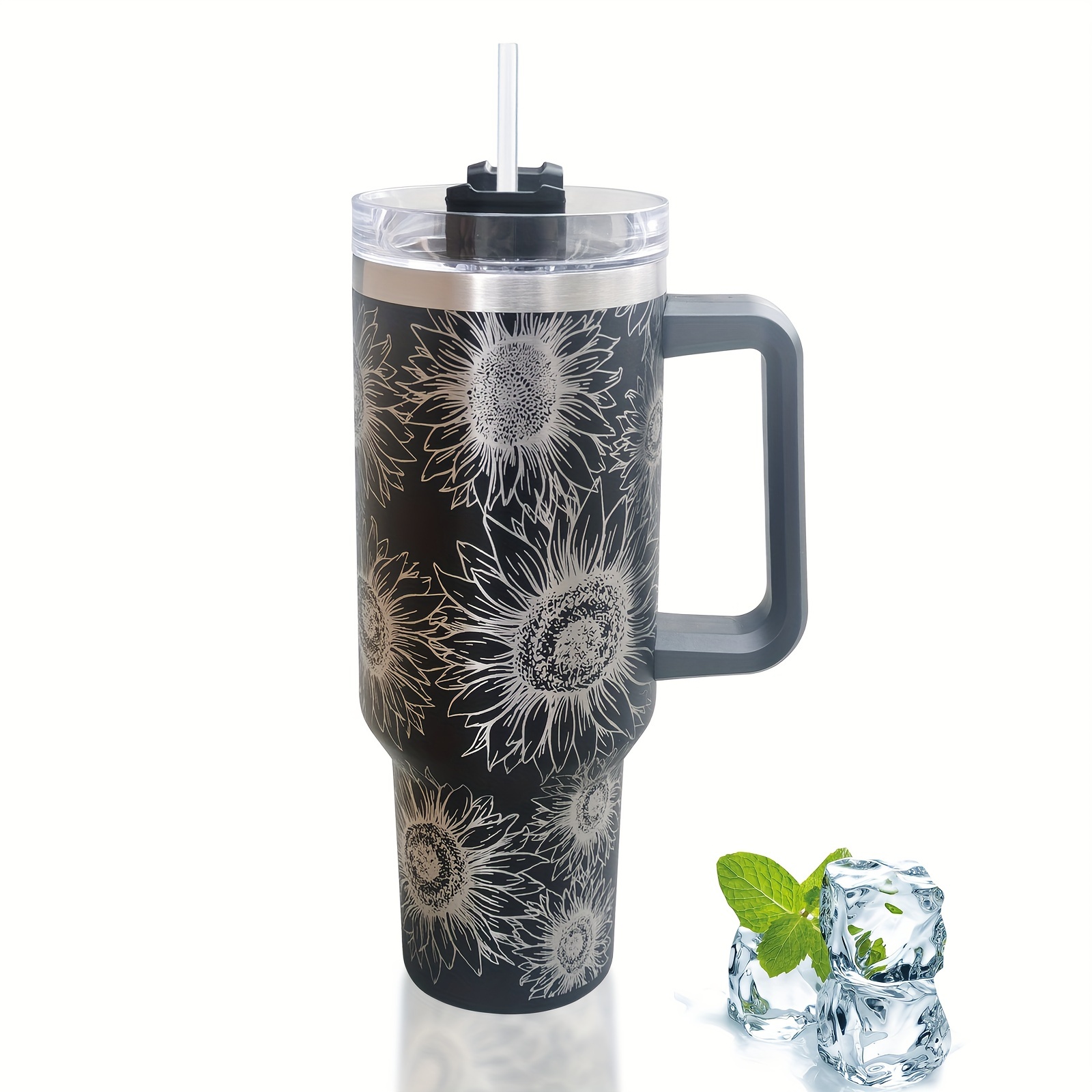 Double Circle Tumbler Handle - Fits Glasses, Mugs, Bottles, And Vacuum  Water Bottles - Perfect For Outdoor Travel And Driving - Capacity - Temu