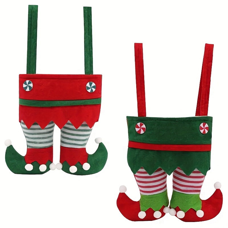 Christmas Decorations Elf Bag Candy Bag Gift Bag for Retail Stores