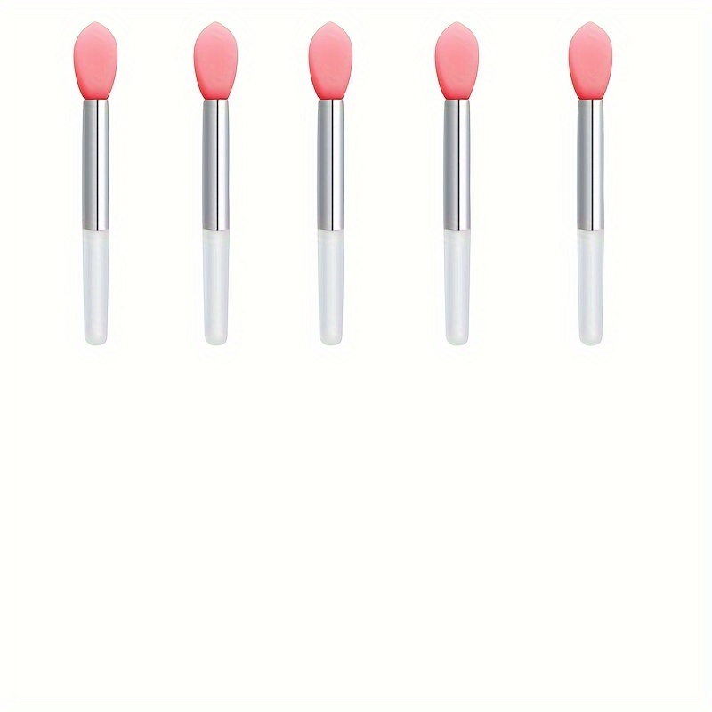Silicone Lip Brush, Lipstick Brush, Mini Lip Mask And Lip Gloss Applicator, Small Portable Stick For Beginners
