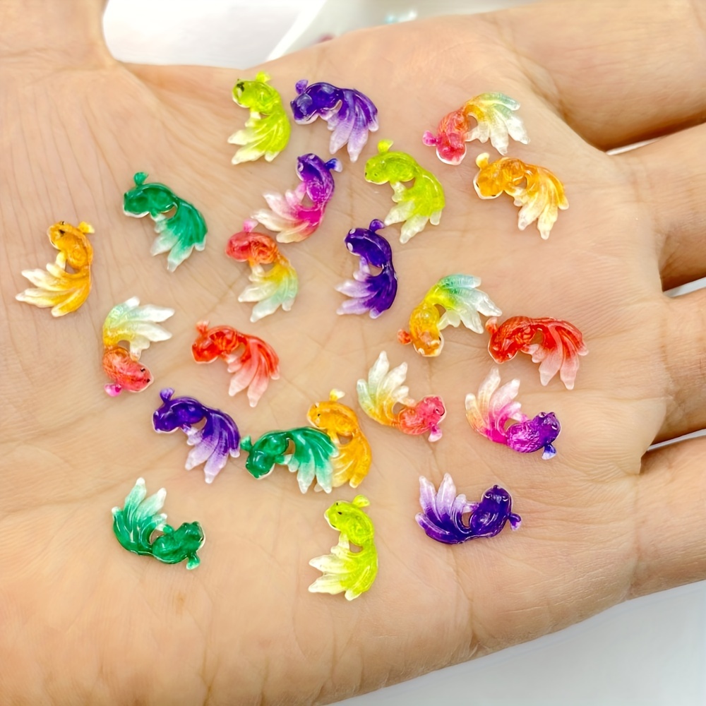 Colorful Jelly Sculpin Fish Resin Charms For UV Gel Manicure Decoration And  Nail Art Cute And Colorful Design Bulk Charlies Y220408 From Wangcai10,  $15.29