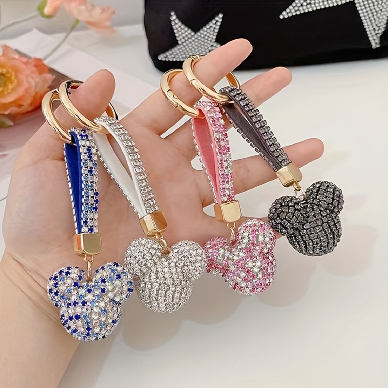 New Diamond Inlaid Cute Keychain, Super Cute Bag Small Pendant Creative  Keychain, Backpack Pendant, Bag Charms, Birthday Gifts, Party Favors - Temu