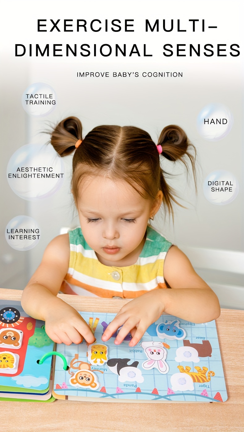 Livre D'activités Éducatif Montessori Autocollant Pour Les Enfants  (Préscolaire)
