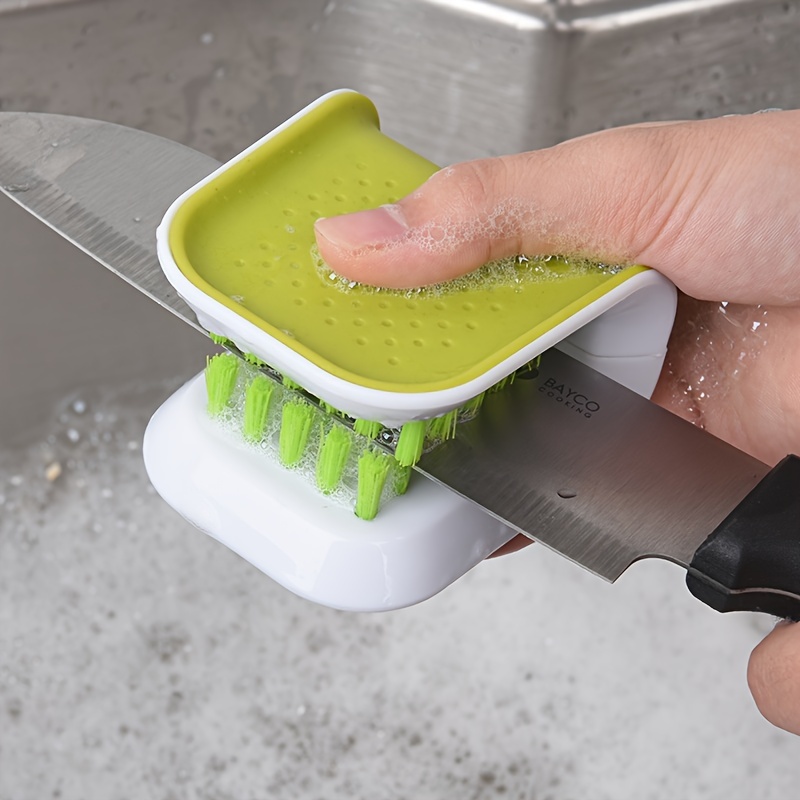 Creative Kitchen Cutlery Cleaner Knife Fork Spoon Scrubber - Temu