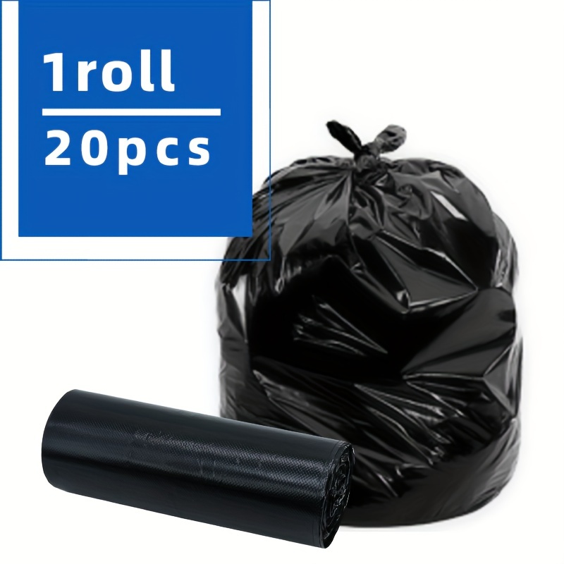 60pcs Heavy Duty Trash Bags 33 Gallon Large Garbage Rubbish Bags