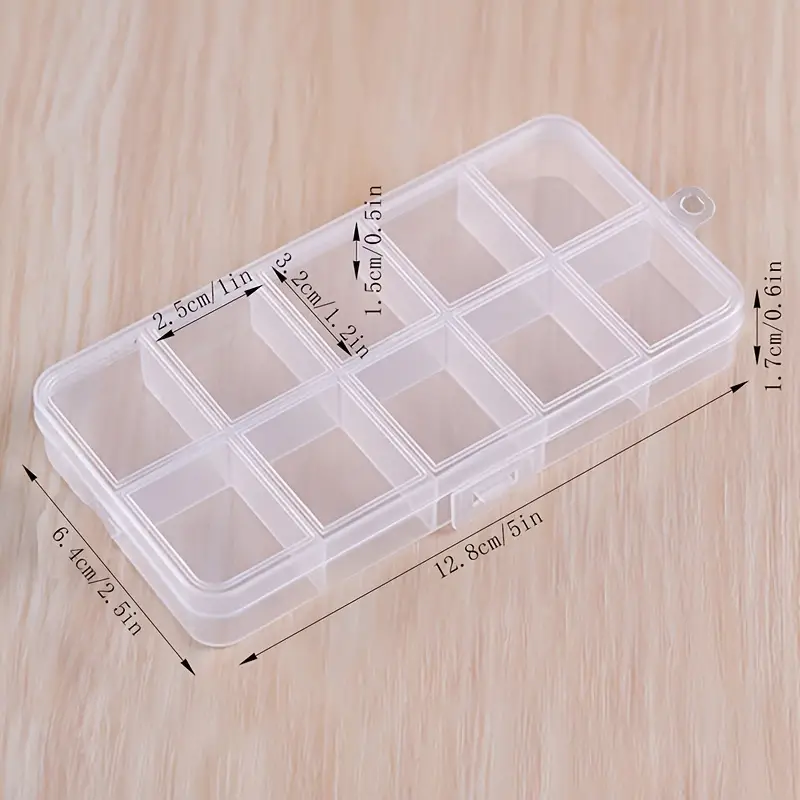10 Grid Bead Storage Box