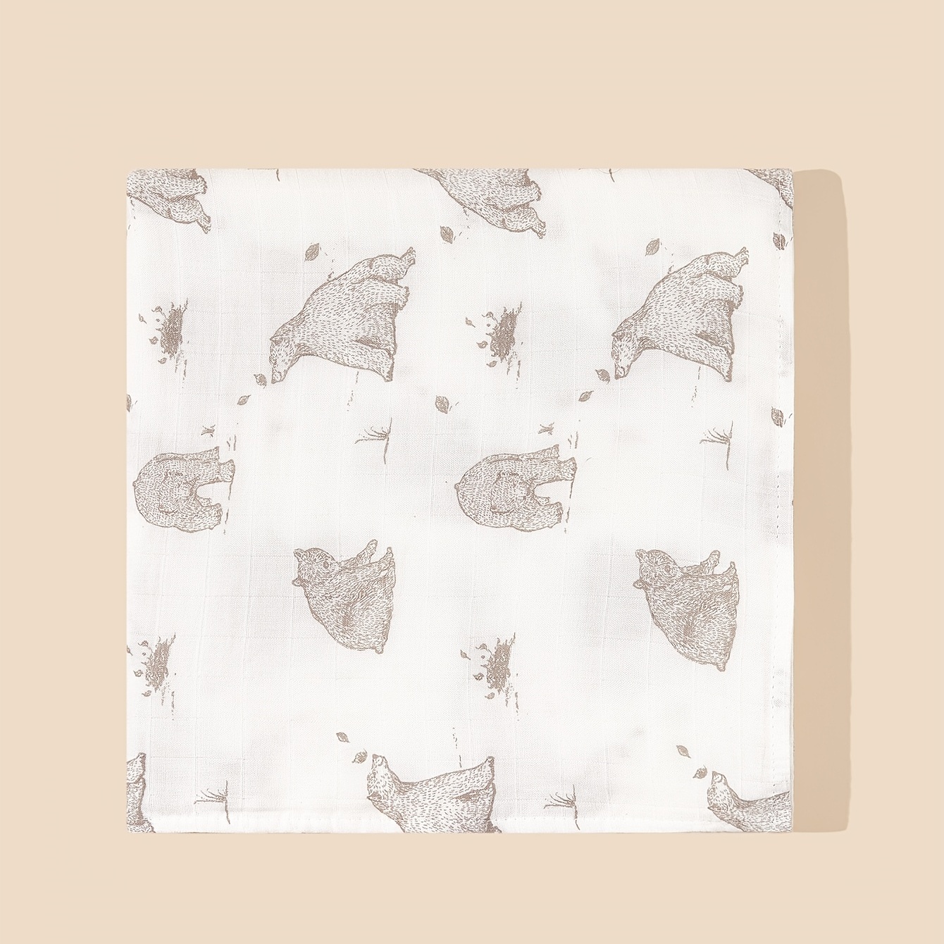 Newborn Bamboo Cotton Cartoon Printing Swaddle Blanket