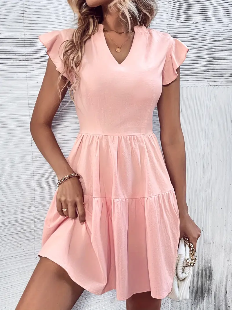 pink dress casual