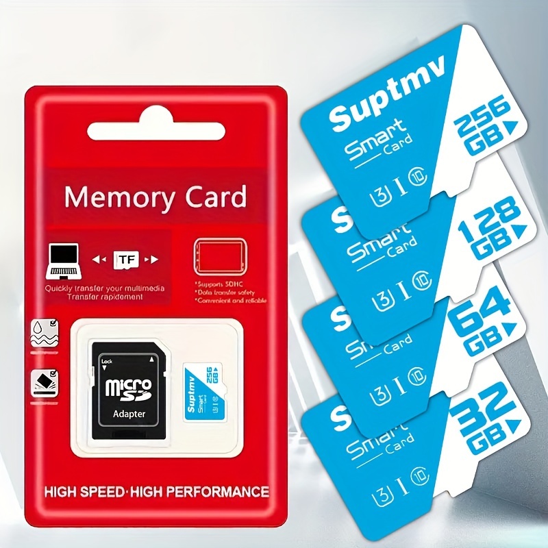 Carte Micro Sd de classe 10, 32 go/64 go/128 go/128 go, Mini carte mémoire  Flash TF pour Smartphone/appareil photo