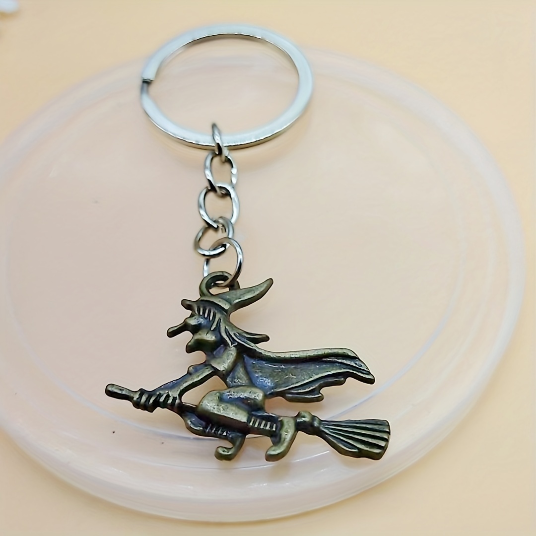 A Keychain Of A Magical Witch With Stylish Charm And Mystery. For Halloween