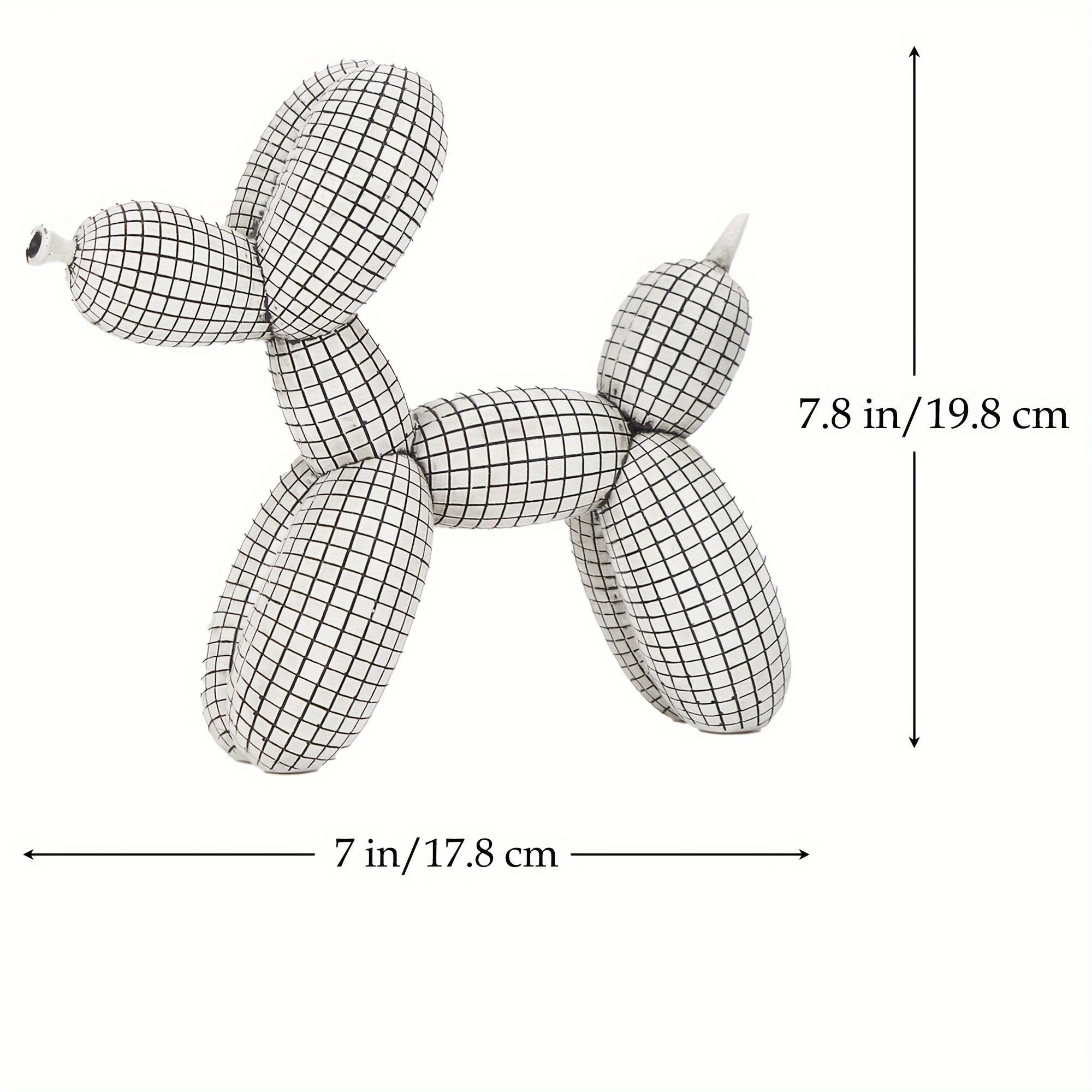 Unique Balloon Dog Statue Balloon Animal Statue Table - Temu