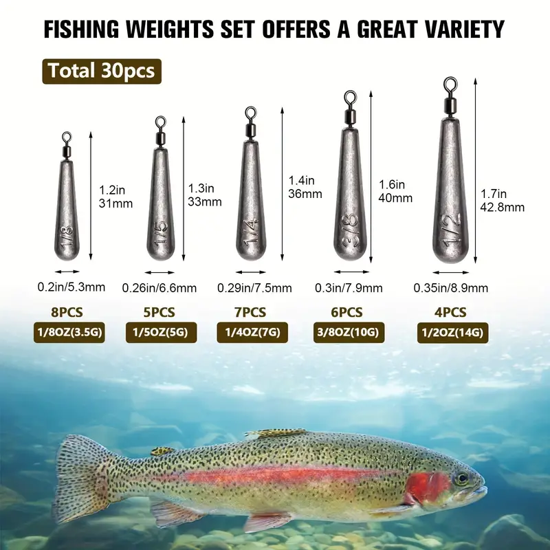 Fishing Weights - Temu Canada