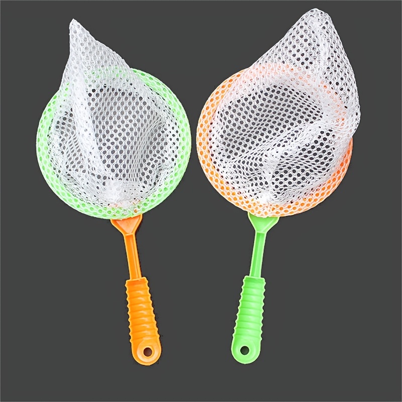 Plastic Fishing Net Toys Handle Mini Butterfly Mesh Nets - Temu Australia